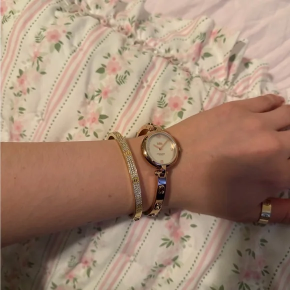 Coach Bangle Gold-Tone Women's Watch - Picture 3 of 6